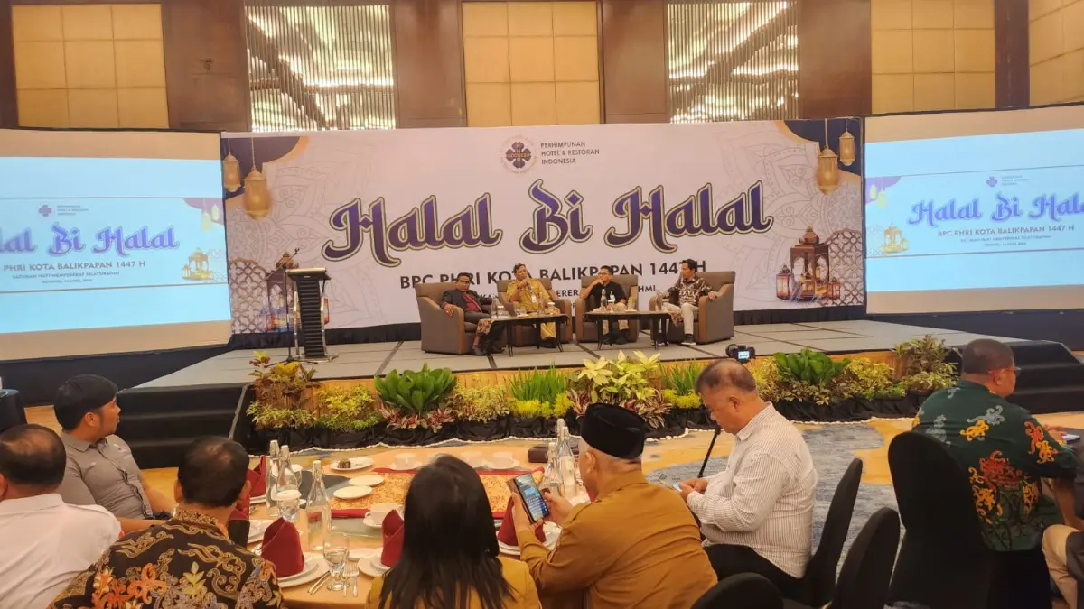 PHRI Balikpapan mengundang stakeholder terkait dalam halalbihalal yang digelar di Balikpapan. (FOTO ULIL/KP)