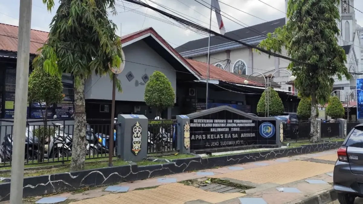 TAK LAYAK: Lapas Kelas II Samarinda di Jalan Jendral Sudirman Kecamatan Samarinda Kota, bakal dipindahkan ke Samarinda Utara.