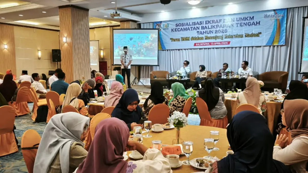 Antusias pelaku Ekraf dan UMKM se-Balikpapan Tengah menimba ilmu dalam mengupgrade kualitas diri.

&nbsp;