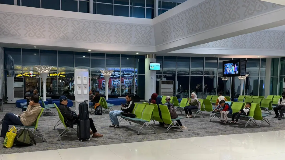 Penurunan penumpang di Bandara Sepinggan Balikpapan turut menyumbang melandainya jumlah angkutan udara domestik di Kaltim. (RADEN RORO MIRA/KALTIM POST)