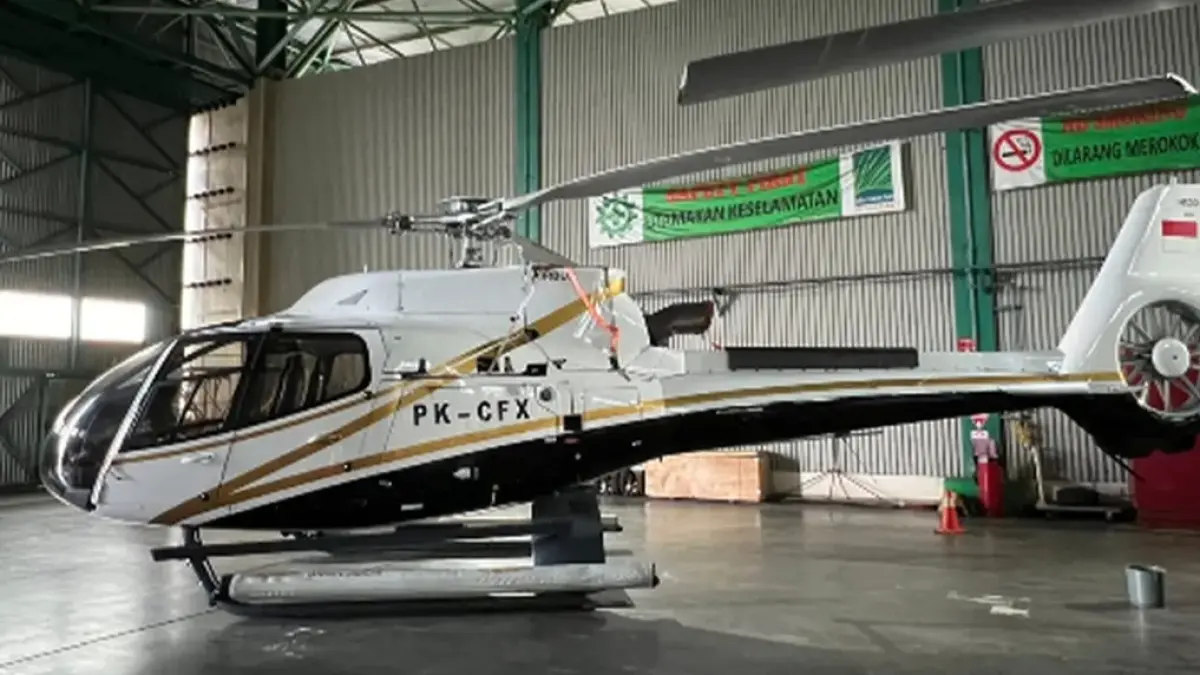 Helikopter PK-CFX dilaporkan hilang kontak di wilayah Sekadau, Kalimantan Barat, saat mengangkut 8 orang dalam penerbangan dari Melawi menuju Kubu Raya. (FOTO: IST)