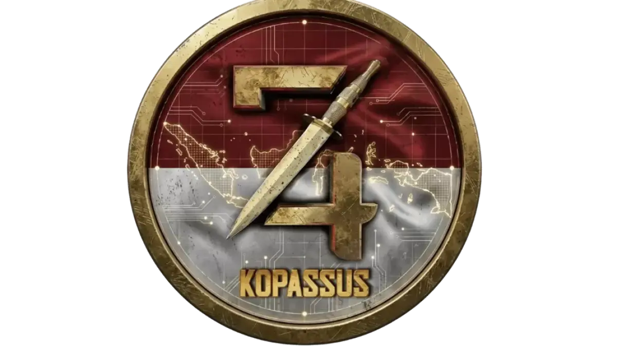 Logo HUT Kopassus 2026.