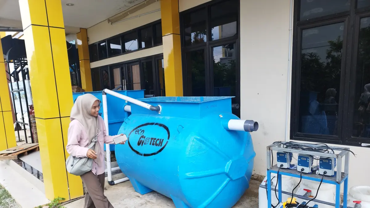Perangkat Instalasi Pengolahan Air Limbah (IPAL) baru didatangkan di SPPB Polres Penajam Paser Utara untuk mendukung sistem pengolahan limbah yang lebih optimal.