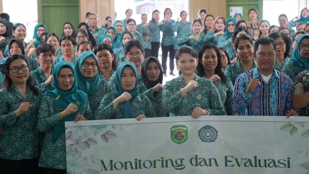 TP PKK Kabupaten Kutai Barat menggelar kegiatan Monitoring dan Evaluasi di BPU Kecamatan Muara Lawa pada Kamis (16/4/2026).