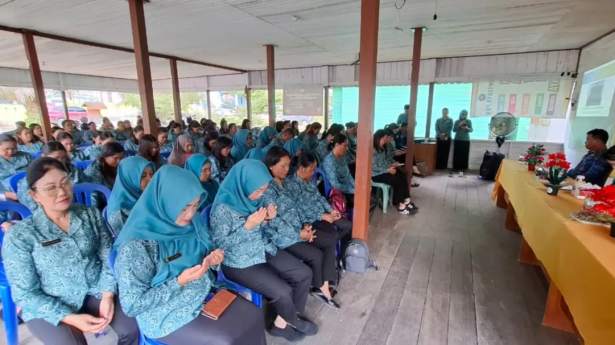 KOORDINASI: TP PKK Kutai Barat gelar Monev di Kecamatan Mook Manar Bulatn.&nbsp;