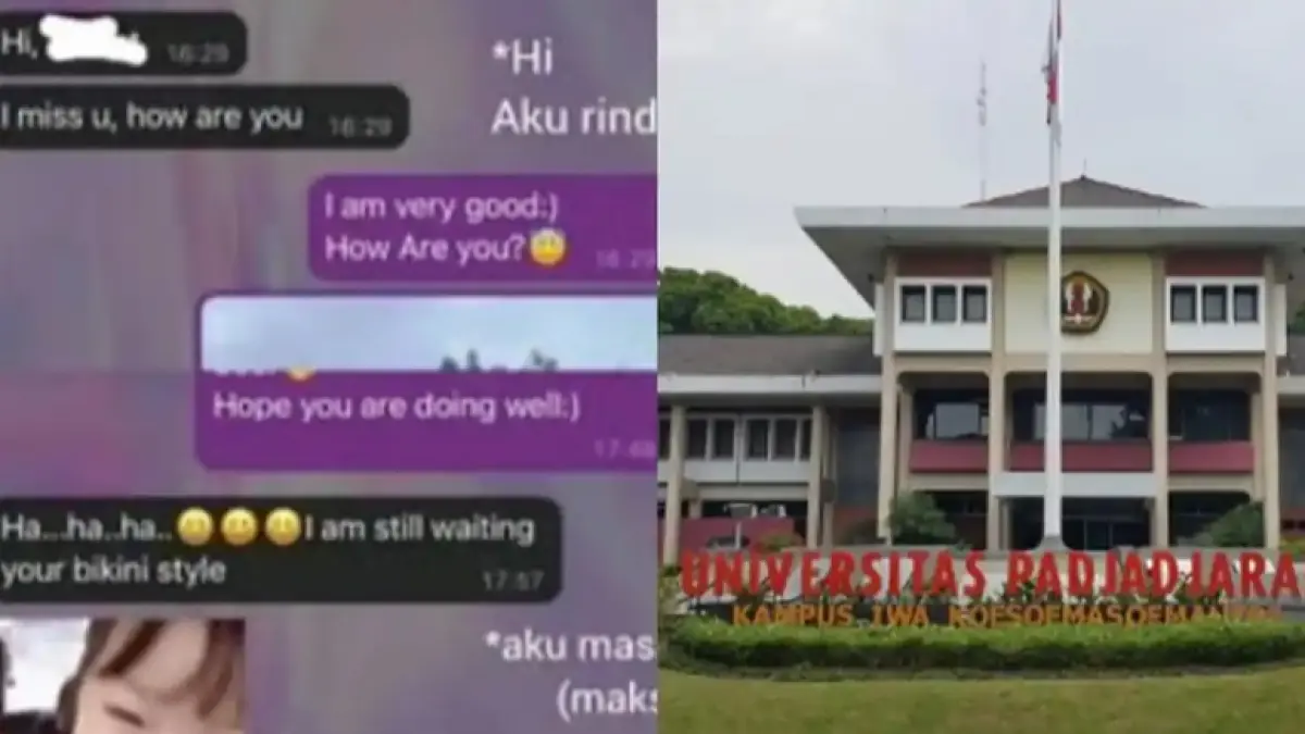 Salah satu isi chat mesum yang viral. (Foto tangkapan layar)