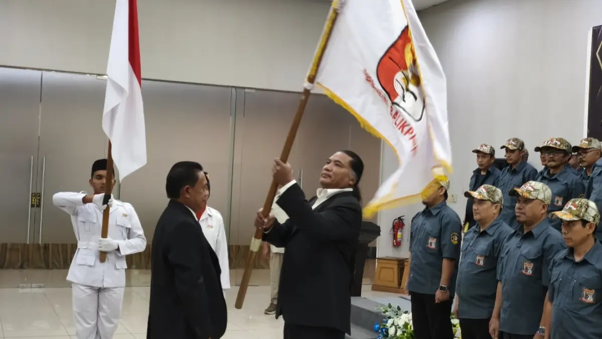 DILANTIK: Kepengurusan Pengcab Perbakin Balikpapan di bawah kepemimpinan Herman S. Pane resmi dilantik, Sabtu (18/4). IST/KP