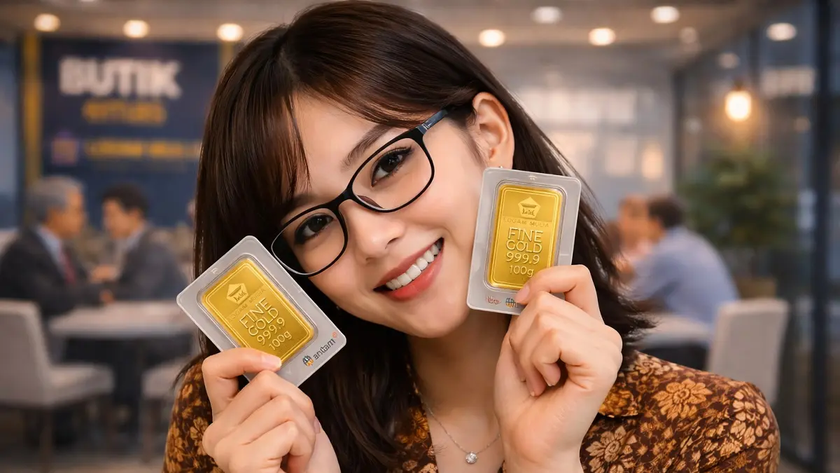 Harga Emas Antam Sabtu 18 April 2026: Turun Signifikan.