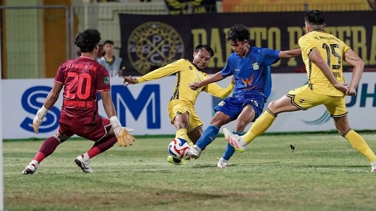 SINYAL POSITIF: Leonard Tupamahu sebut hasil laga kontra Barito jadi sinyal positif. (MO PERSIBA)
