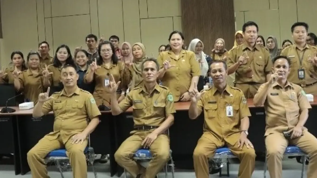 Dinas Arsipus Kubar menggelar sosialisasi akreditasi perpustakaan sekolah tingkat kabupaten.