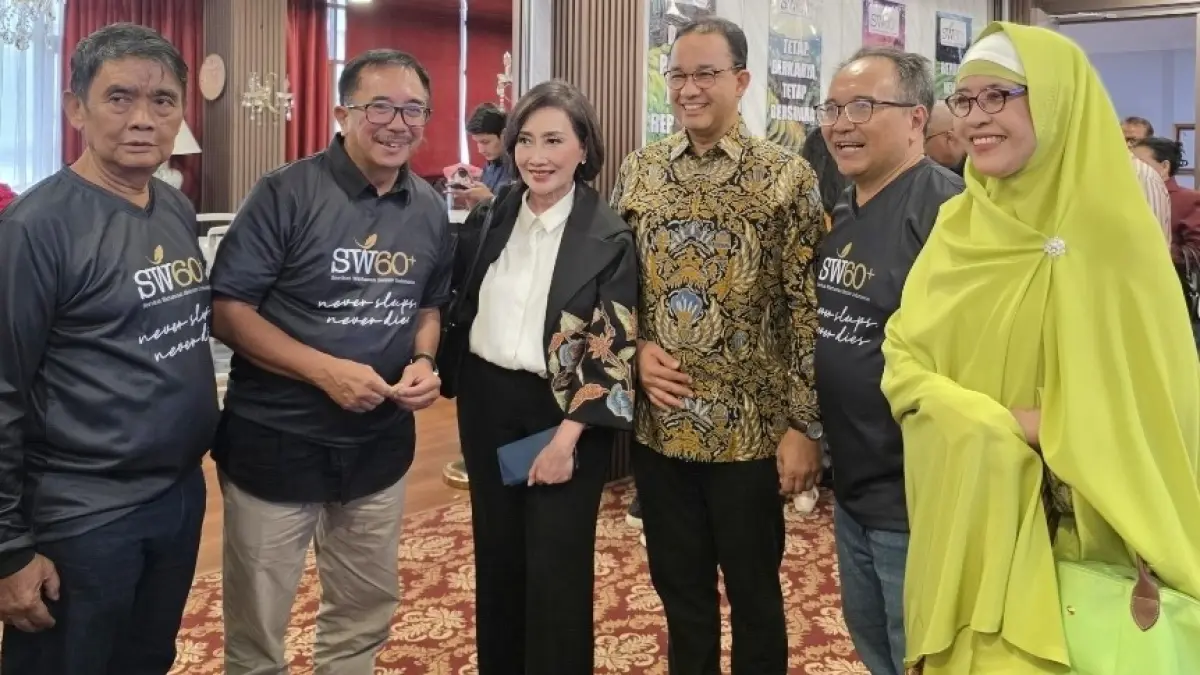 Rizal Effendi bersama Anies Baswedan dalam Deklarasi SWSI.