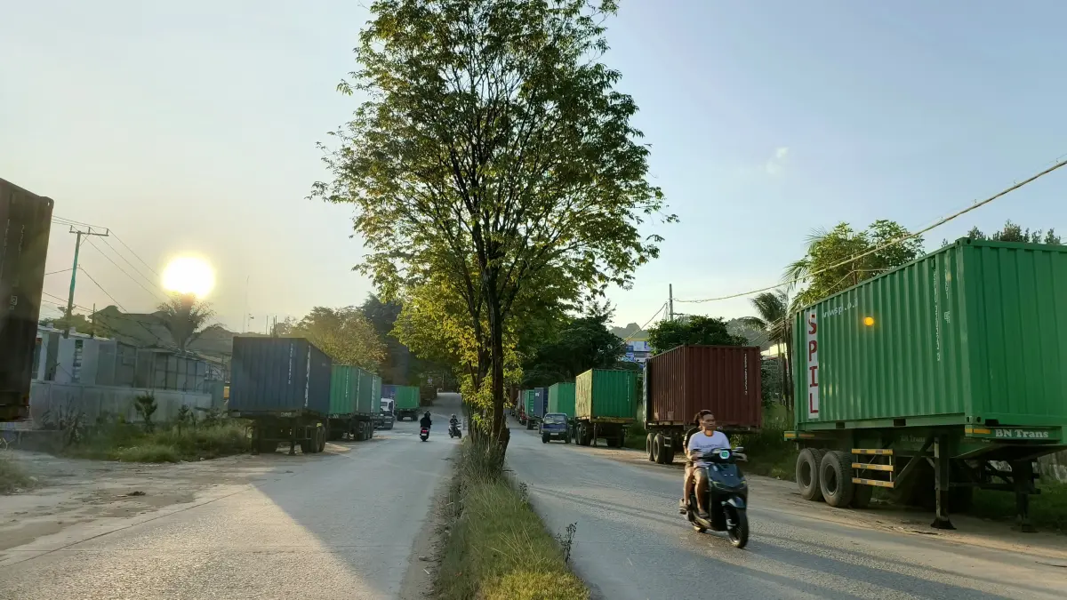 WACANA: Dishub Samarinda mengusulkan pemindahan kawasan pergudangan di Jalan Ir Sutami ke Palaran guna mengurangi risiko kecelakaan dan kemacetan.