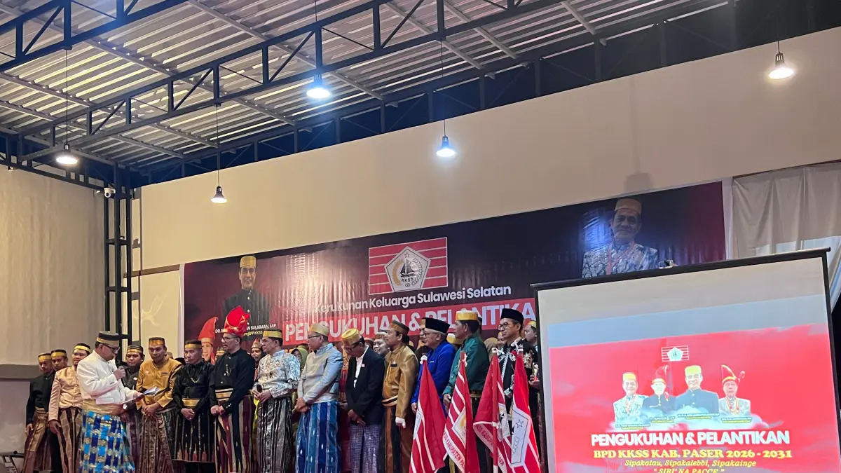Badan Pengurus Daerah KKSS Paser 2026-2031 resmi dikukuhkan, Rabu (22/4/2026). (Najib/KP)

&nbsp;

&nbsp;