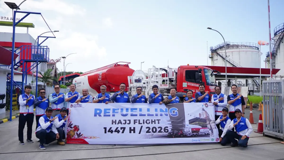DUKUNG IBADAH HAJI: Pertamina Patra Niaga berkomitmen untuk terus menjaga keandalan pasokan dan pelayanan, serta melayani sepenuh hati, sehingga dapat mendukung kelancaran ibadah haji tahun 2026 bagi seluruh jemaah Indonesia.