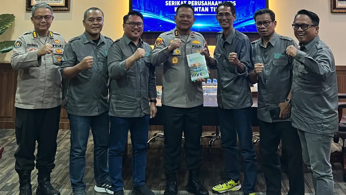 Pengurus SPS Kaltim bertemu Kapolda Kaltim Irjen Endar Priantoro di Mapolda Kaltim, Kamis (23/4). 