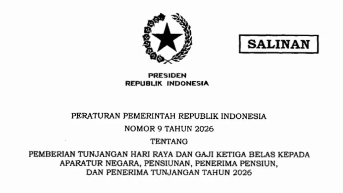 Aturan baru gaji ke-13.