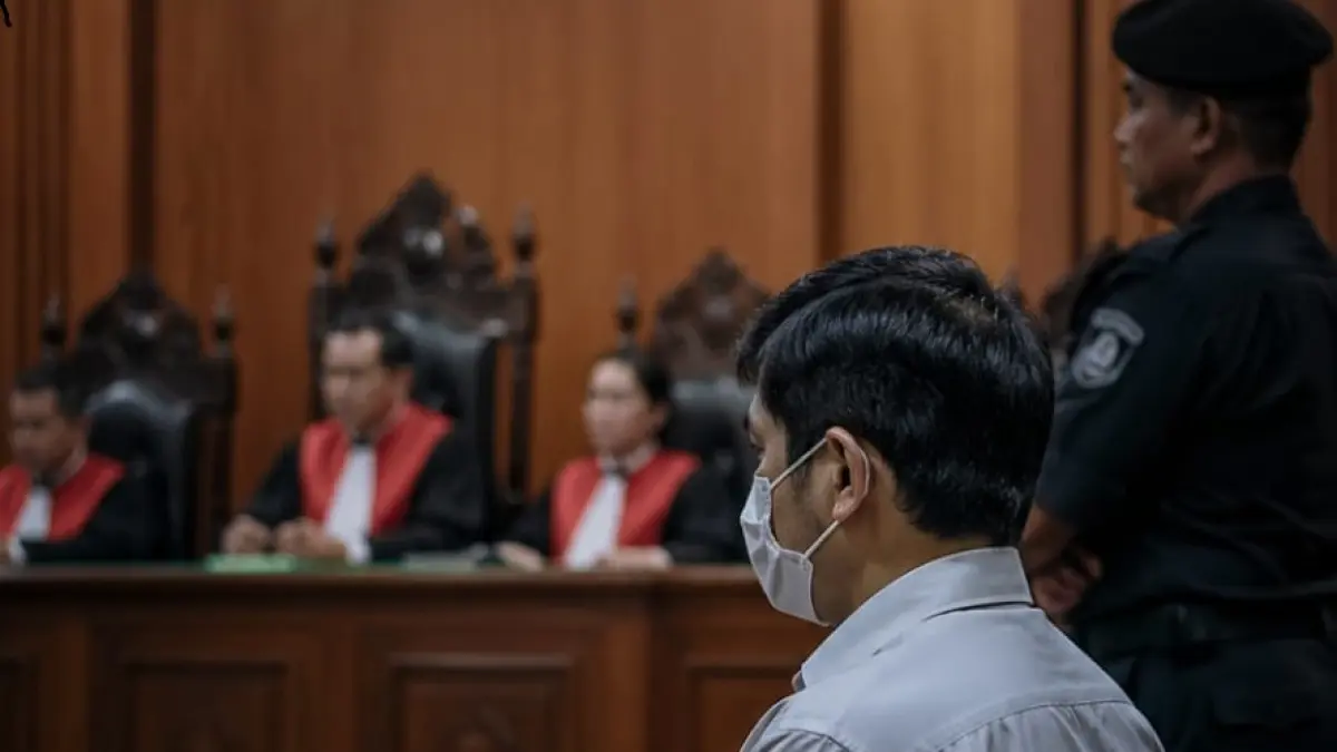 Foto ilustrasi persidangan