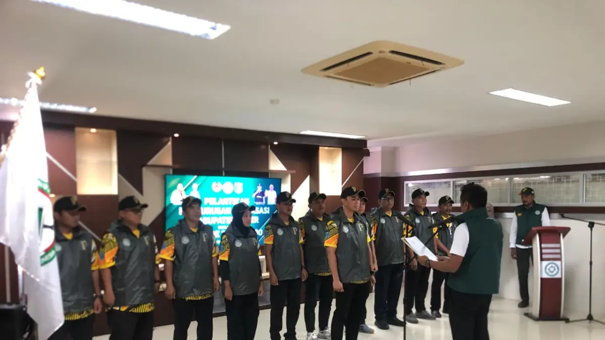 RESMI: Kepengurusan Perserikatan Baseball dan Softball Seluruh Indonesia (Perbasasi) Kabupaten Paser resmi dikukuhkan, Sabtu (24/4).