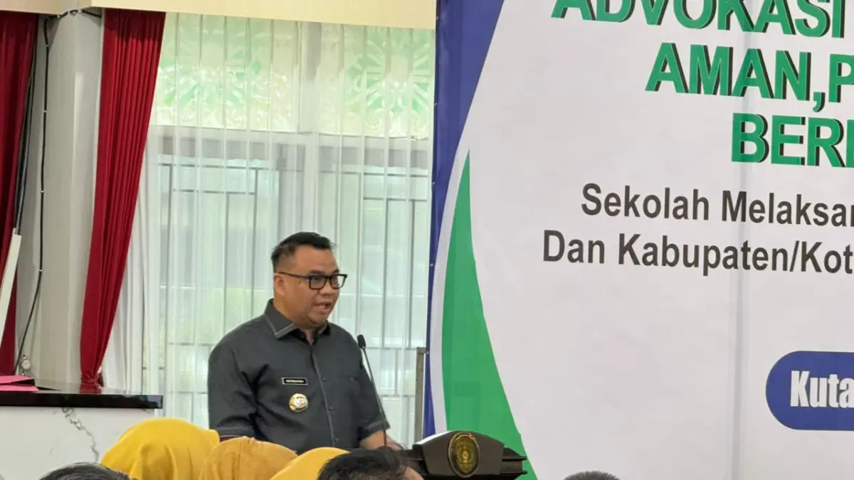 BERI DUKUNGAN: Bupati Kukar Aulia Rahman Basri saat memberi arahan terkait ketahanan pangan.