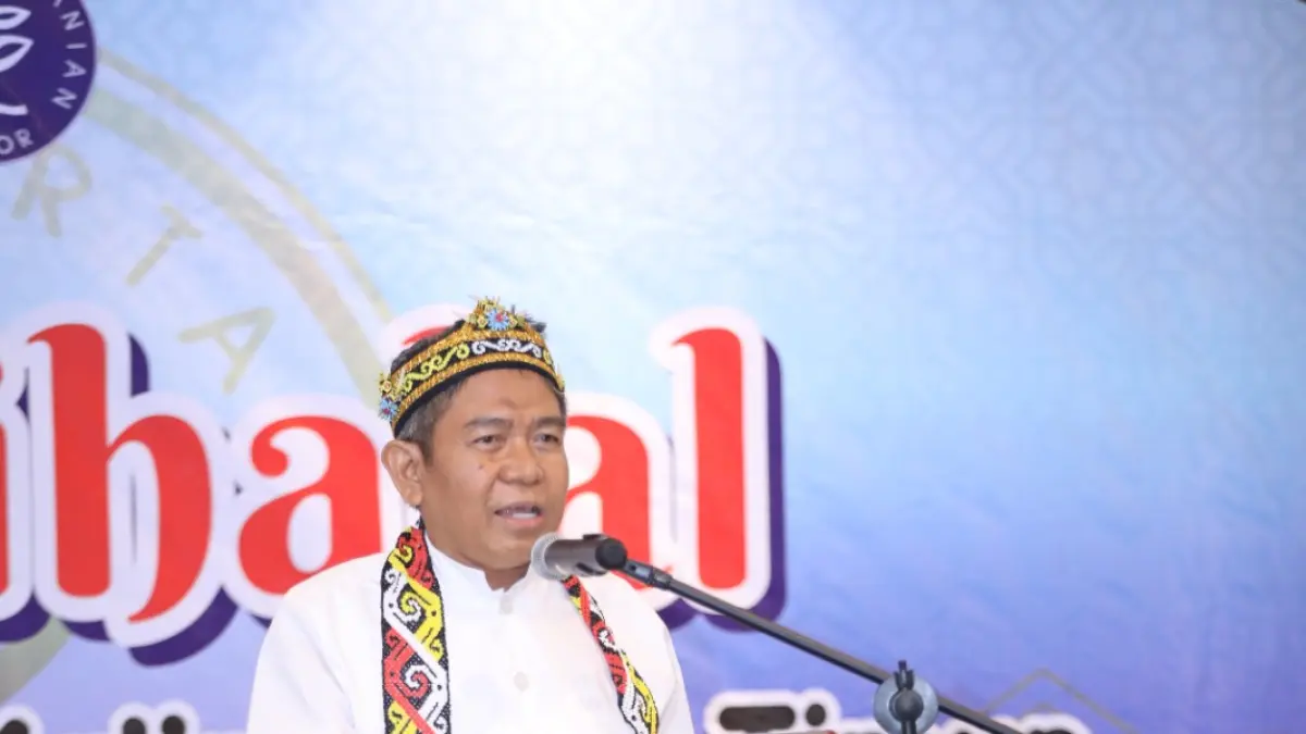 SILATURAHMI: Sulaeman menekankan acara halalbihalal bentuk silaturahmi antar keluarga alumni HA IPB di Kaltim.