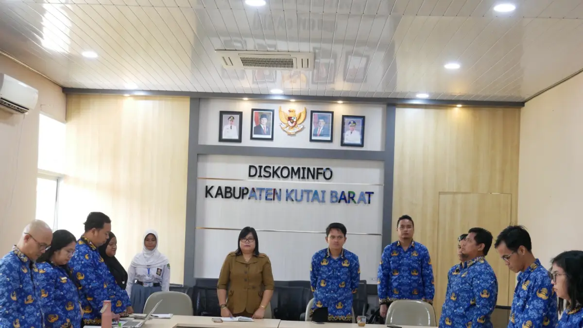 UPGRADE KEMAMPUAN: Pelatihan fungsi dan penggunaan drone Diskominfo Kubar. IST/KP