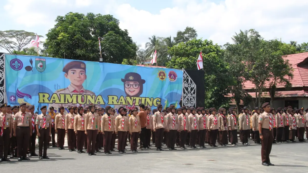 SMK Kehutanan Negeri Samarinda menggelar kegiatan Raimuna Ranting 2026.