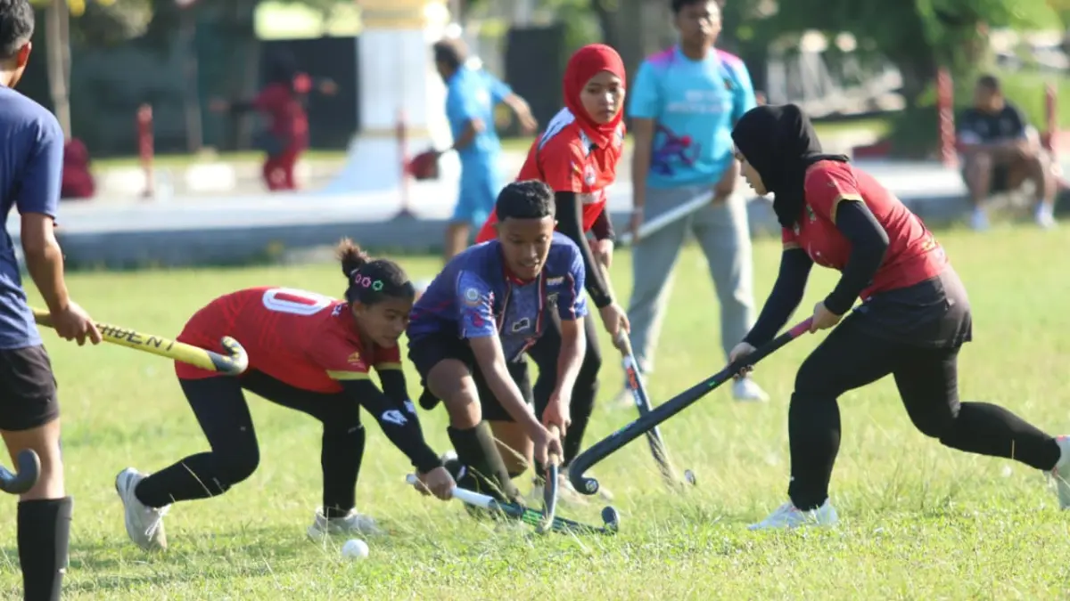TERBATAS: Jelang Porprov Paser, FHI Balikpapan lakukan persiapan matang. (ANGGI PRADITHA/KP)