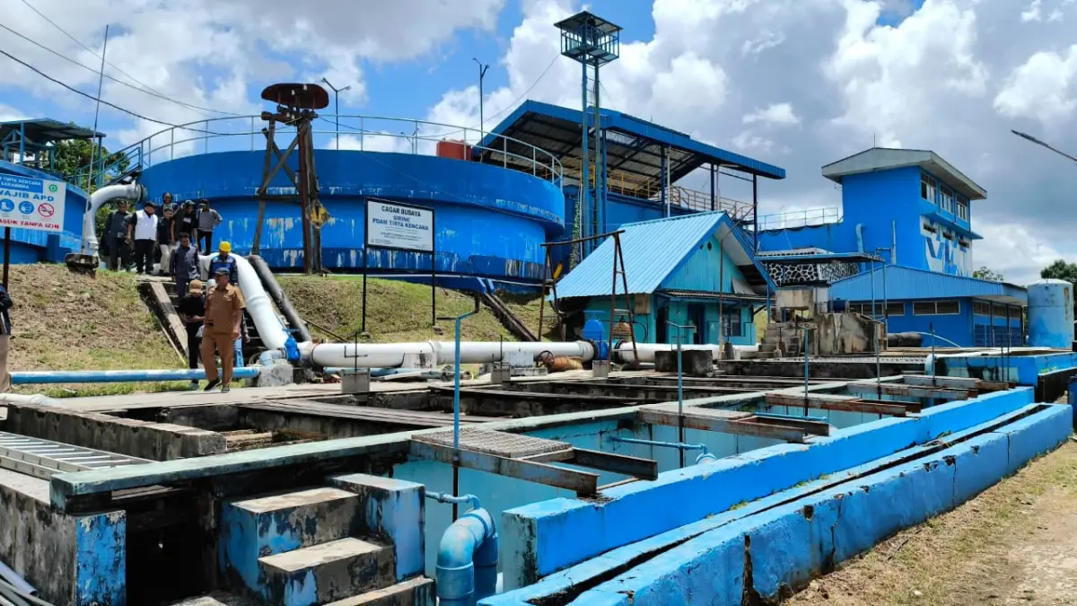 CAPAIAN: Kunjungan lapangan Tim Pansus LKPJ 2025 ke Perumdam Tirta Kencana Samarinda.