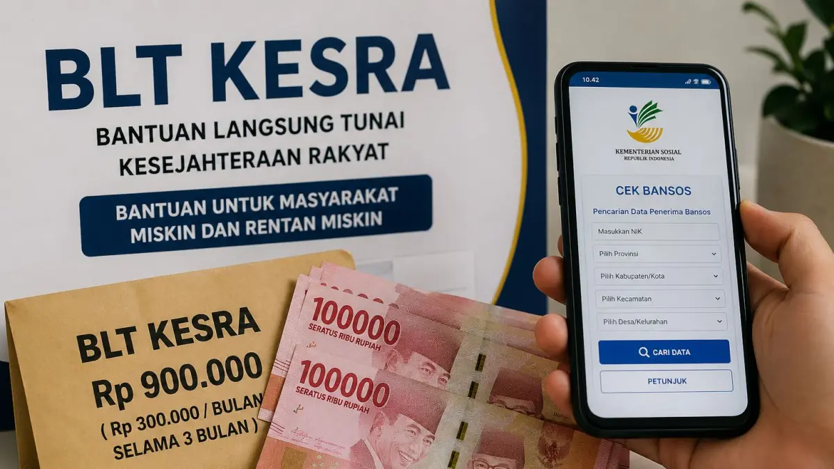 Ilustrasi bansos Kesra.