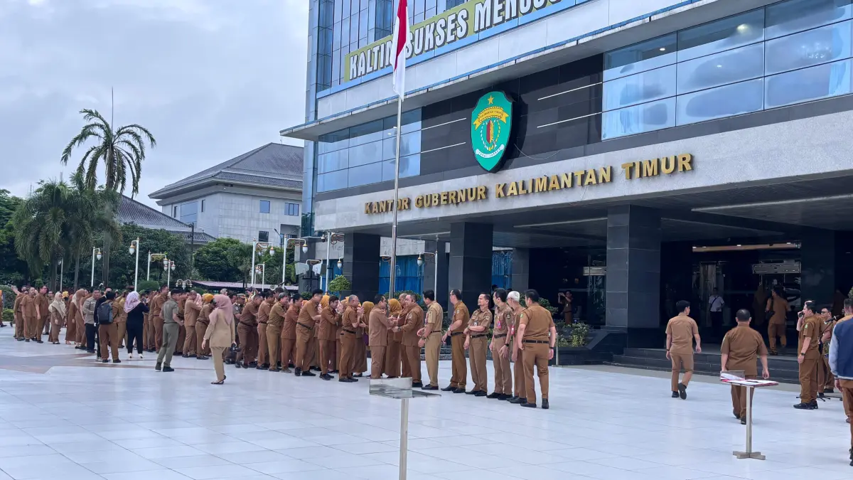 Pengaturan operasional lift dan penggunaan lampu LED menjadi kunci penurunan beban listrik di kompleks Kantor Gubernur Kaltim.  (EKO/KP)