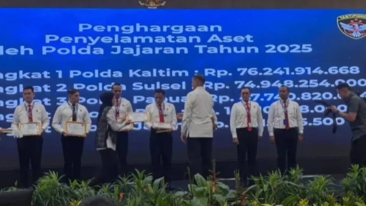 PENGHARGAAN: Subdit Tipidkor Ditreskrimsus Polda Kaltim berhasil meraih peringkat pertama nasional penyelamatan aset tindak pidana korupsi 2025.