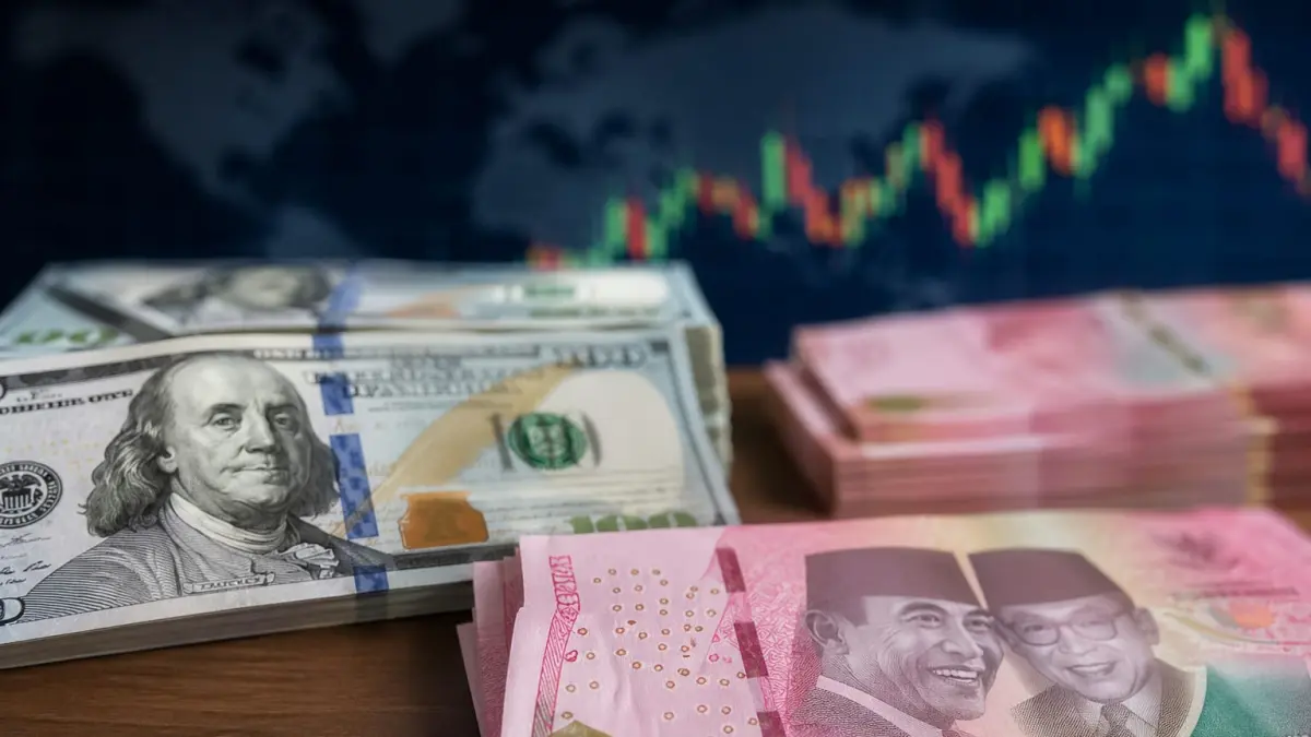 Ilustrasi rupiah.
