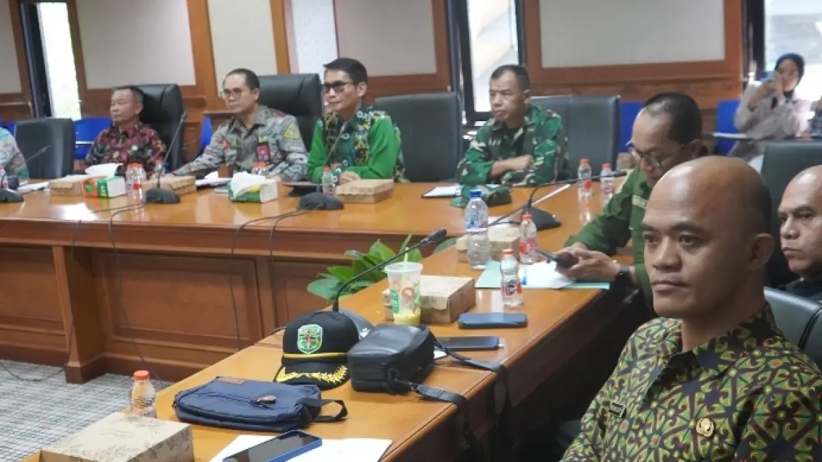 RAKOR: Suasana rakor pemerintah daerah bersama sejumlah agen LPG dan SPBU, AMPS di Kubar. 