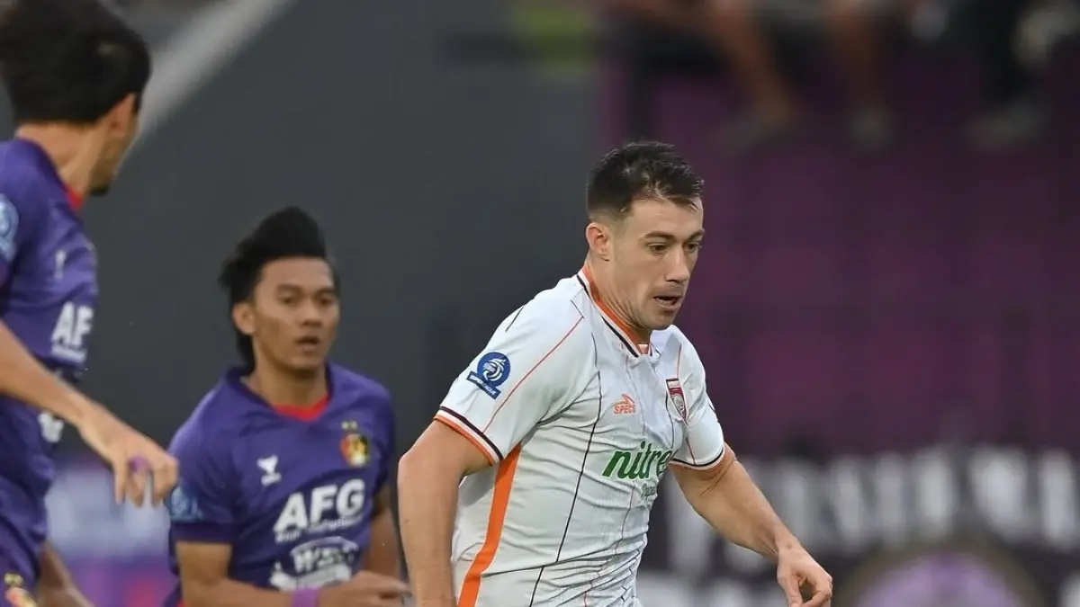TAK TERBENDUNG: Winger Borneo FC, Mariano Peralta. Kecepatan dan visinya kembali menjadi kunci sukses tim di pekan ke-30 kontra Persik Kediri. (BORNEO FC)