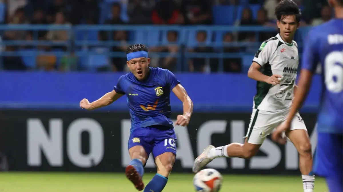 Persiba Balikpapan bertekad meraih kemenangan saat melawan Deltras di Stadion Gelora Delta Sidoarjo, Minggu (3/5/2026). (Foto: Anggi Praditha/Kaltim Post)