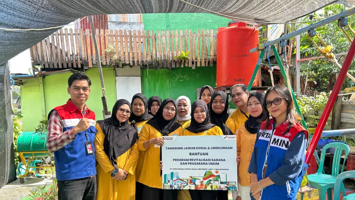 PROWARGA: PPN Kilang Balikpapan dukung pembangunan kawasan ruang terbuka hijau, dan renovasi posyandu. Ada juga pengadaan sarana dan prasarana pendukung kegiatan kelompok PKK.