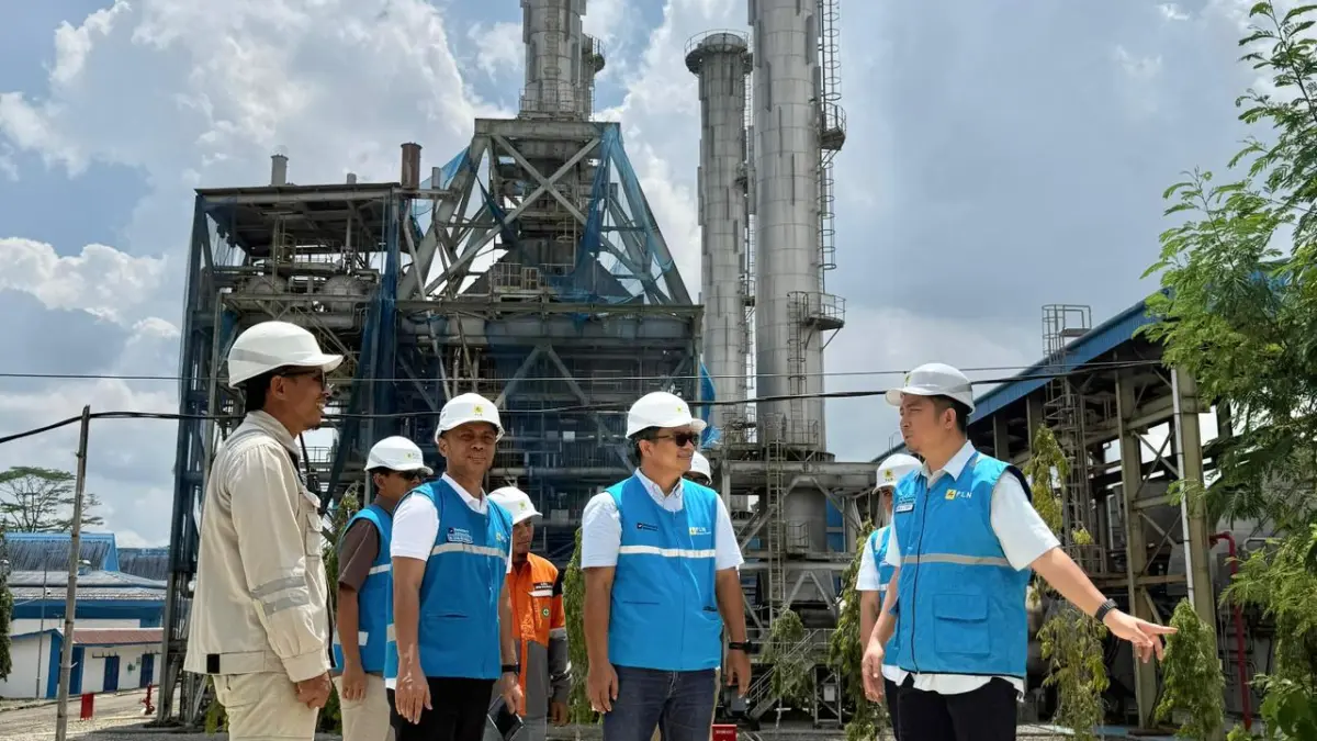 BERKUNJUNG: General Manager PLN UID Kaltimra berkunjung ke PLN Indonesia Power Unit PLTGU Tanjung Batu.