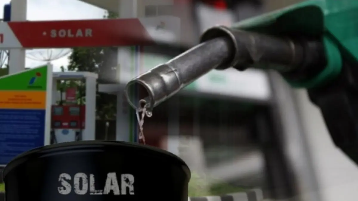 Ilustrasi kelangkaan solar dan biosolar di Kutai Barat.