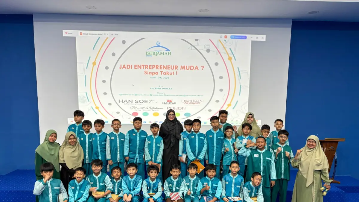LATIH MANDIRI: Tanamkan jiwa kewirausahaan sejak dini jadi salah satu program unggulan  