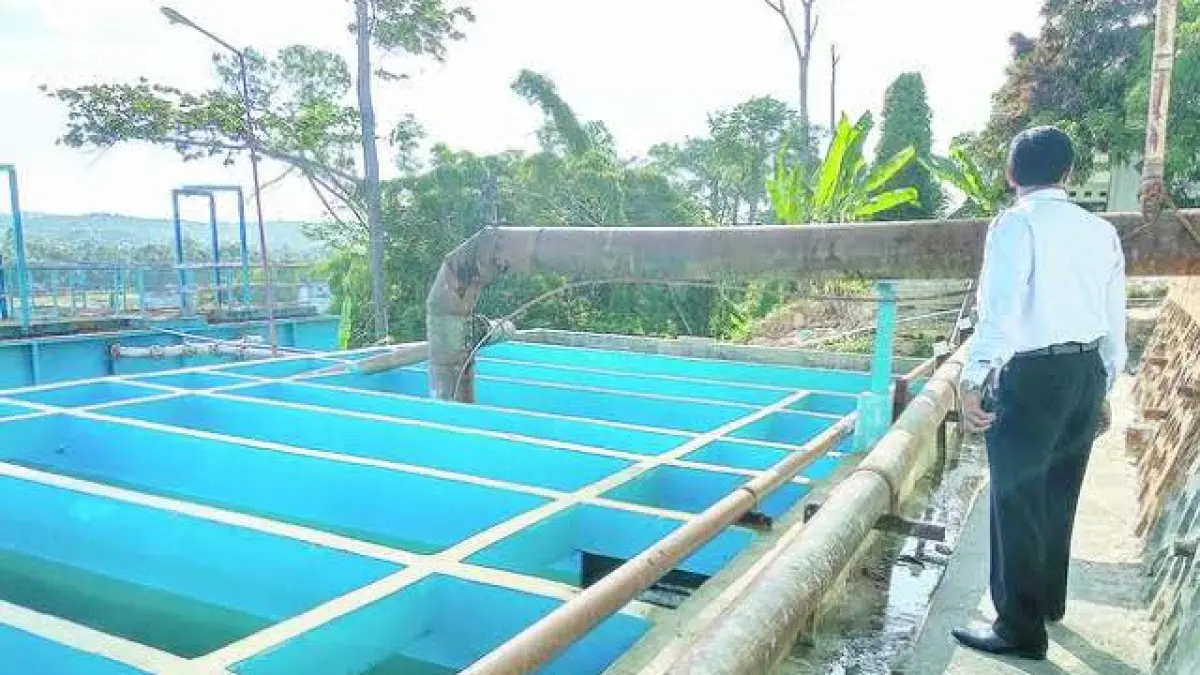 Pelanggan Perumda Tirta Taman yang air bersihnya dipasok dari WTP Altra bakal berhenti sementara distribusi di akhir pekan ini. (ADIEL KUNDHARA/KP)

&nbsp;