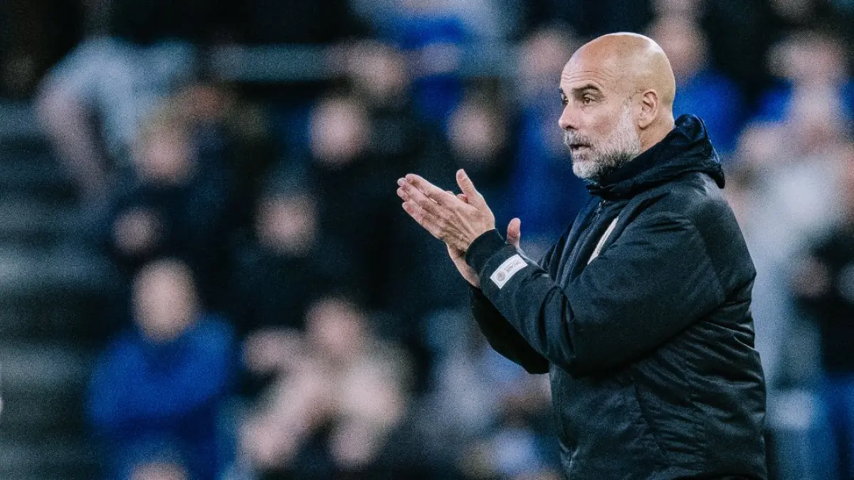 Pep Guardiola mengakui kans mereka juara menipis setelah ditahan Everton 3-3. (Foto; Man City Official)
