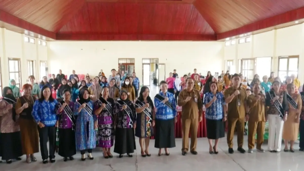 Suasana di sela lomba puisi dan dongeng yang diinisiasi Bunda PAUD Kubar. (IST)