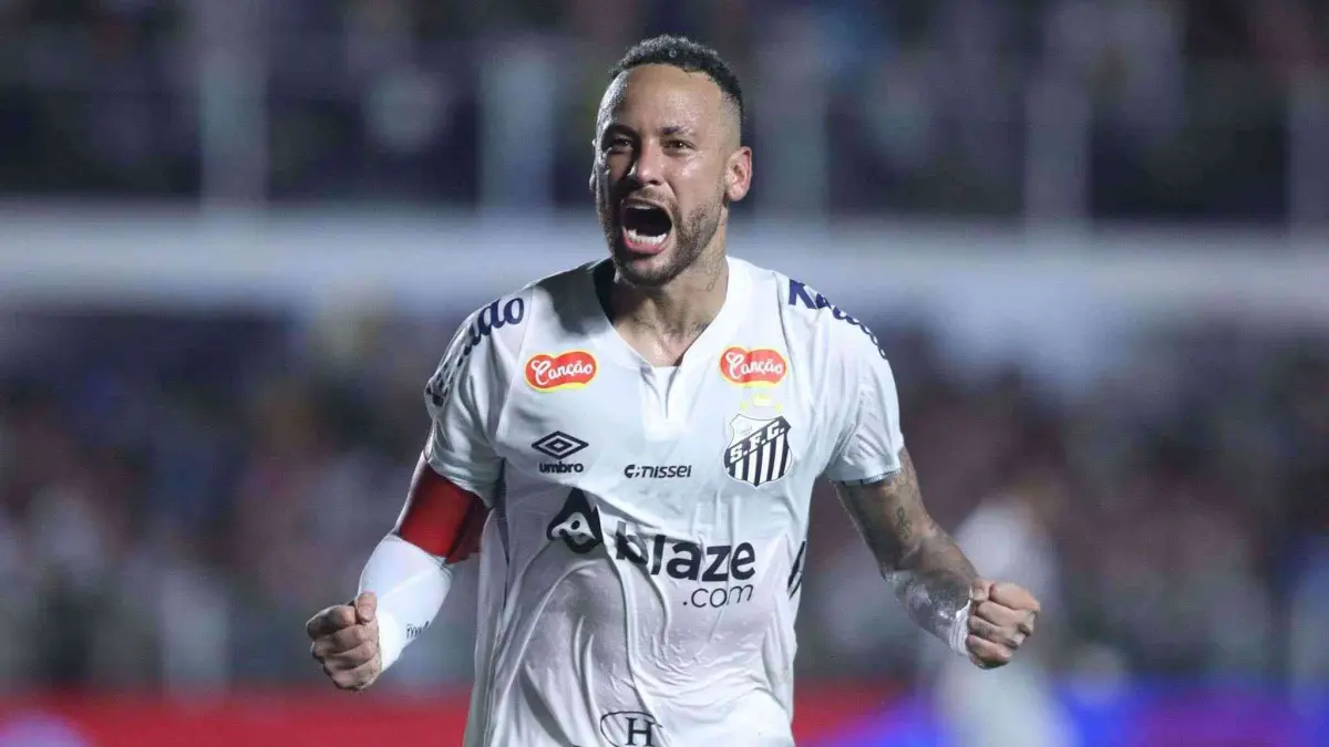 Penyerang Santos FC, Neymar Jr. 