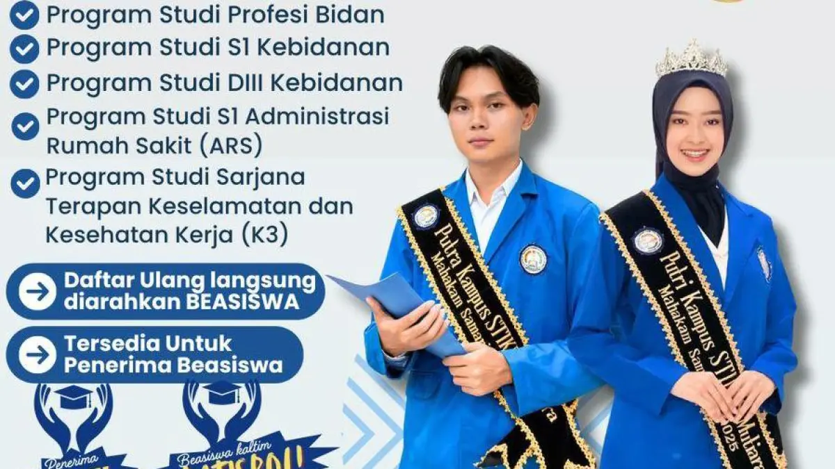 Sekolah Tinggi Ilmu Kesehatan (STIKES) Mutiara Mahakam Samarinda secara resmi membuka pendaftaran bagi calon mahasiswa baru.
