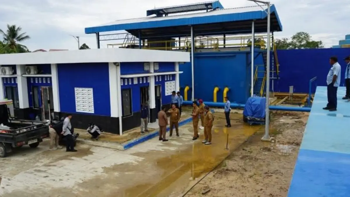 SIAP BEROPERASI:&nbsp;Kota Bontang bakal mendapatkan suplai bahan baku air bersih dari infrastruktur bendung sungai yang sebelumnya dibangun oleh Pemprov Kaltim. (FOTO: ADIEL KUNDHARA/KP)