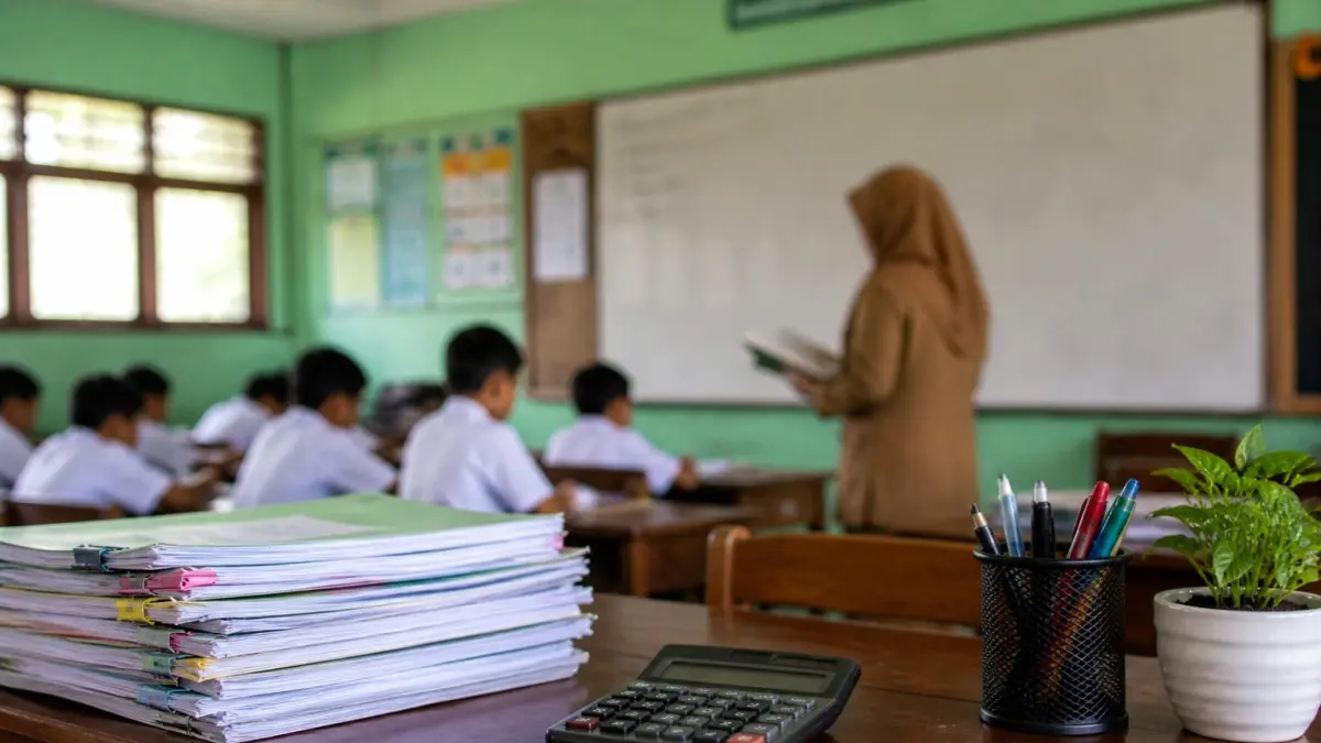 TERSENDAT: Keterlambatan pembayaran insentif guru diduga akibat kendala teknis rekening.