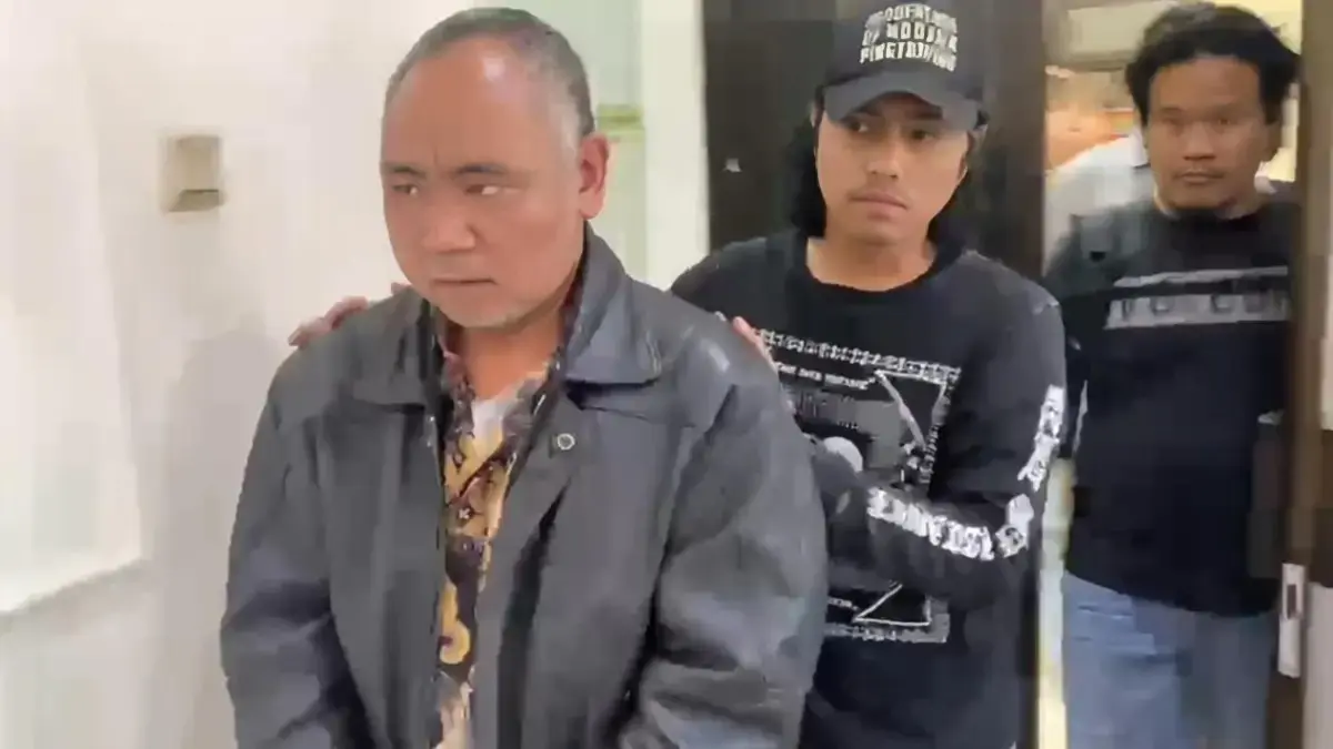 Kiai Ashari diamankan Polres Pati bekerja sama dengan Polda Jateng. (Foto; Radar Pati)