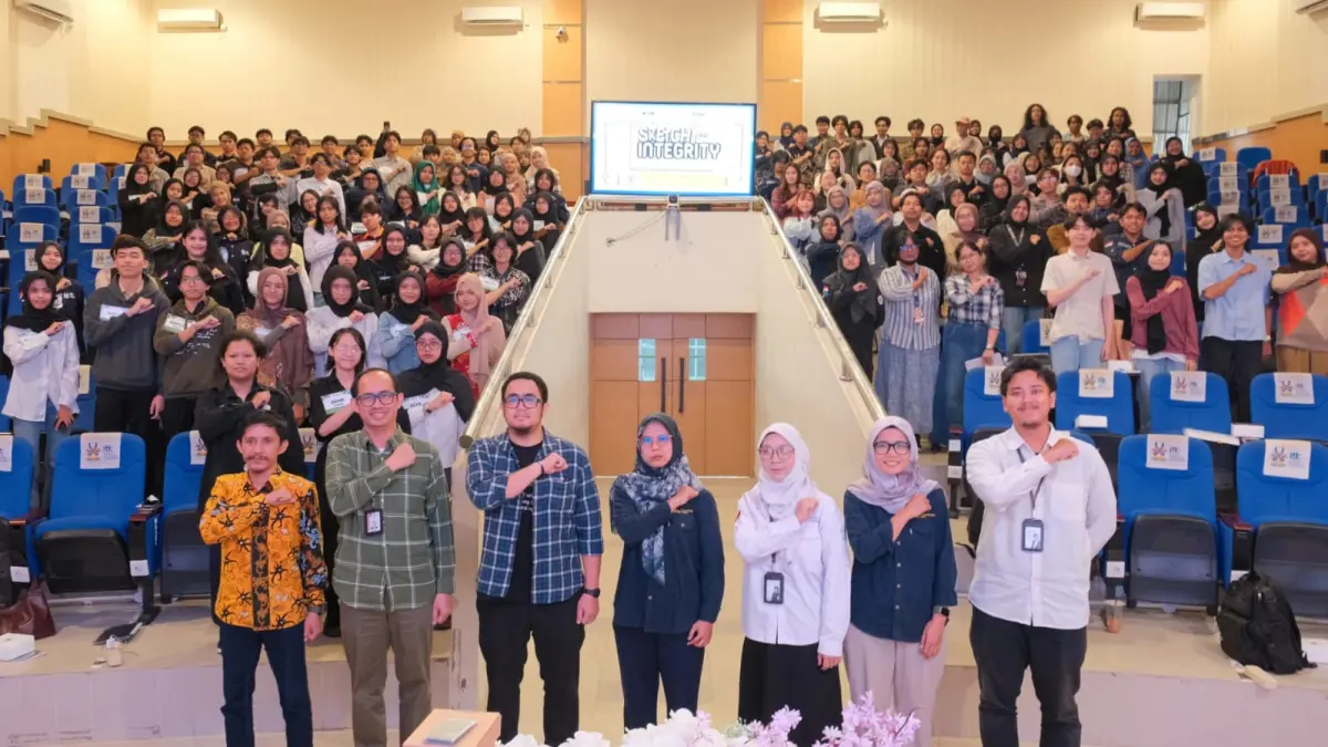 KOMPETISI : KPK Gelar Sosialisasi Kompetisi Komik “Sketch Your Integrity” di ITK.