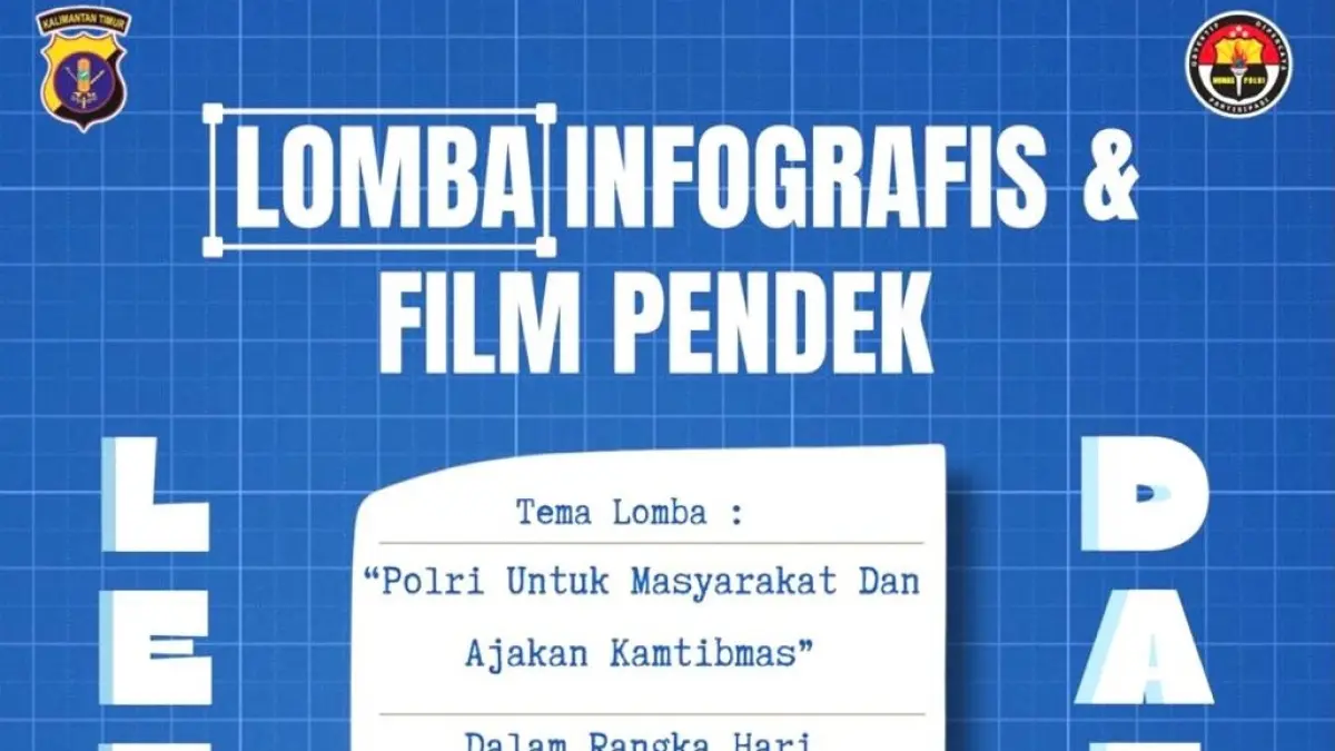 Lomba info grafis dan video pendek digelar Polda Kaltim dengan hadih total ratusan juta.
