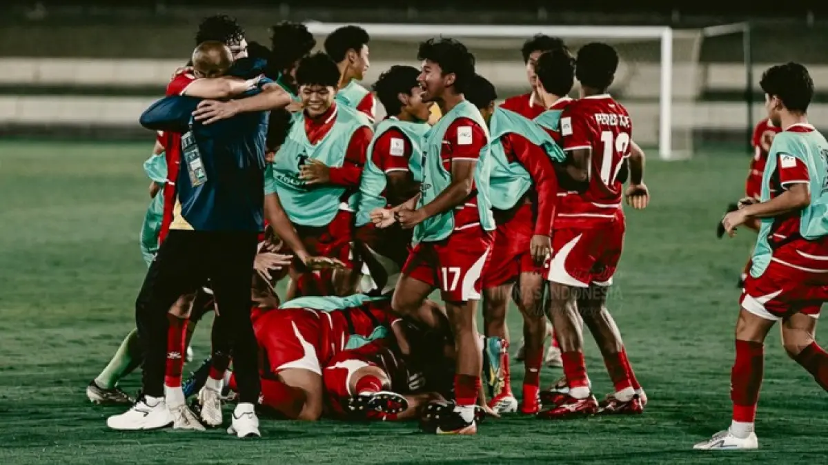 Timnas U17 vs Qatar di Piala Asia.
